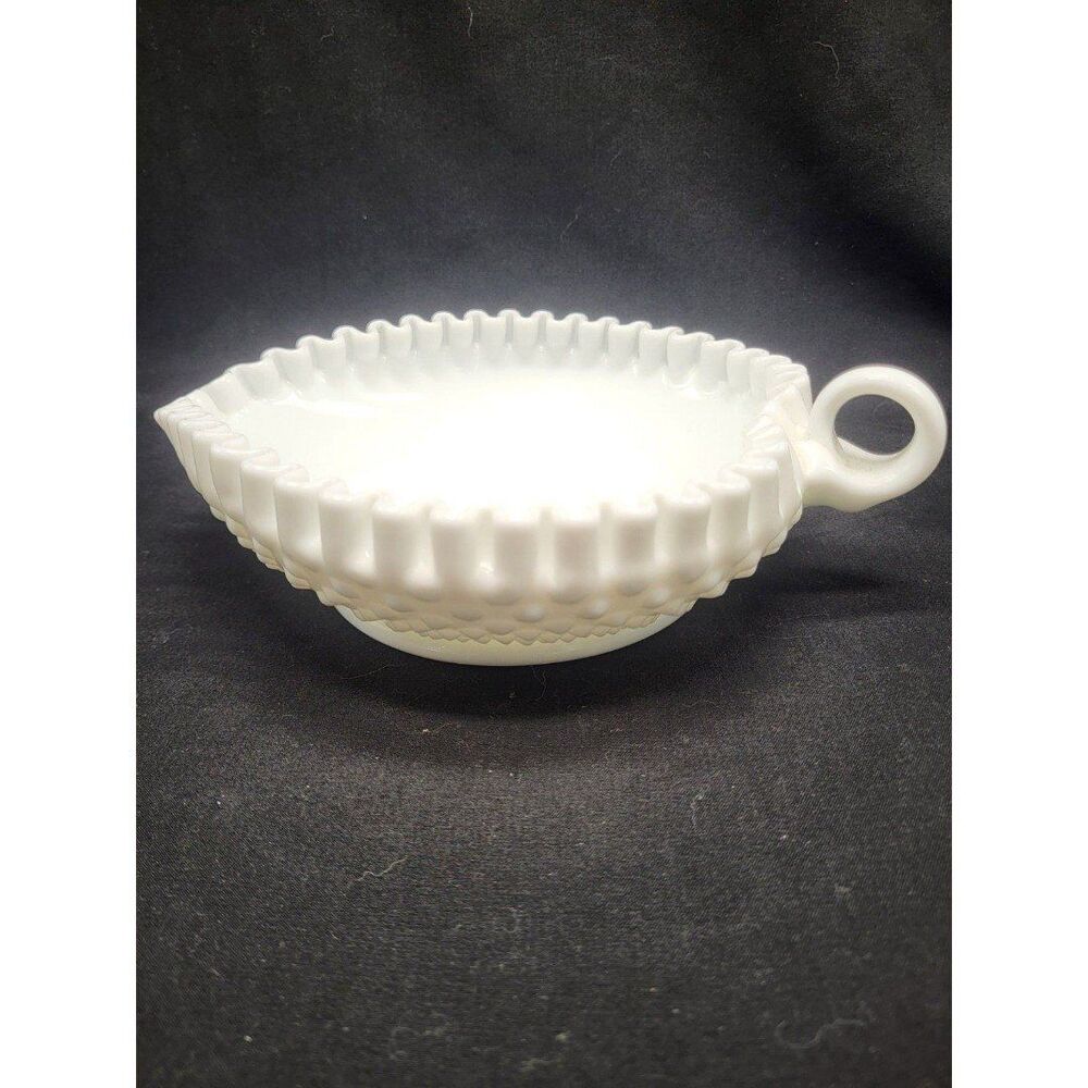 Fenton Handled Nappy Heart Candy Dish/Bowl